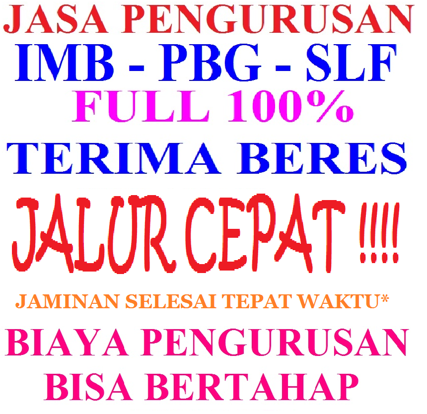 Jasa IMB PBG SLF Bogor barat GARANSI Terima Beres Area Bogor